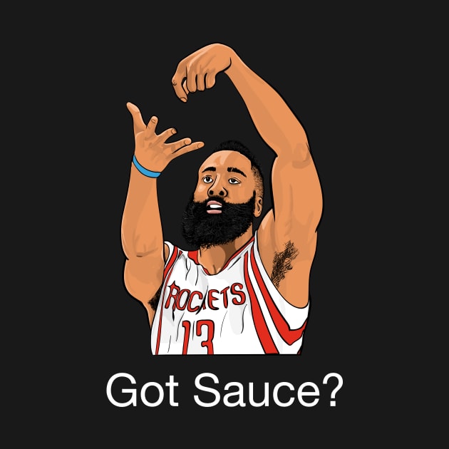 James Harden "Got Sauce" by BlueSamuraiPanda