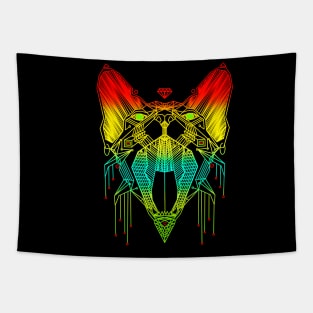 Cyber Cat Tapestry