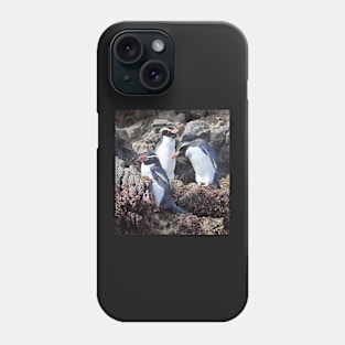 Snares Crested Penguins Phone Case