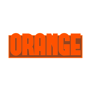 Orange. Just an minimalistic "Orange Color". T-Shirt