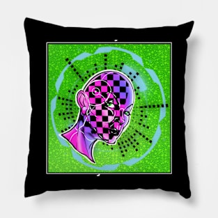 Cyber Punk Chick Pillow