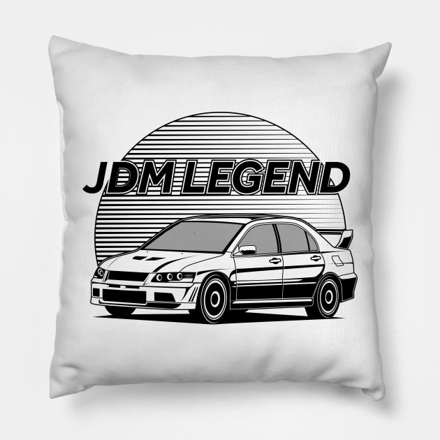 Evo 7 Pillow by dipurnomo