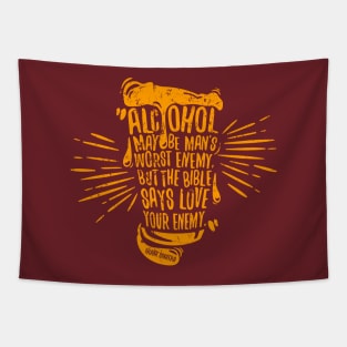 Man's Worst Enemy Tapestry