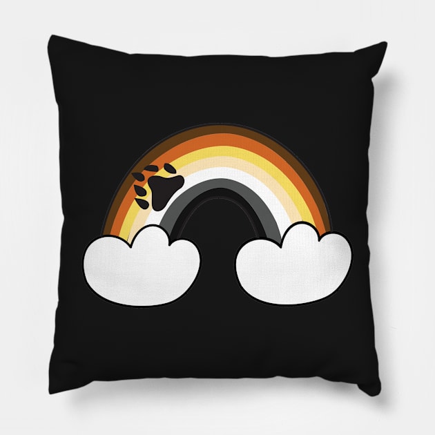 Bear pride flag Pillow by snowshade