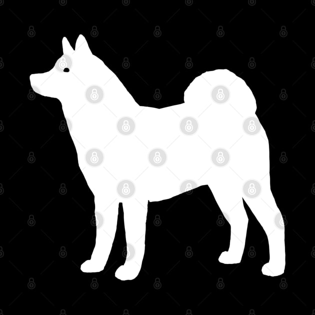 Akita Dog Breed Silhouette by Coffee Squirrel