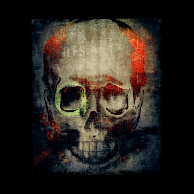Painted Skull Art by DyrkWyst