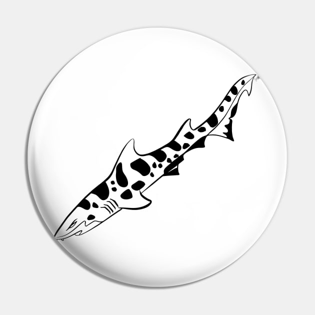 Leopard sharkin' Pin by scarlettbaily