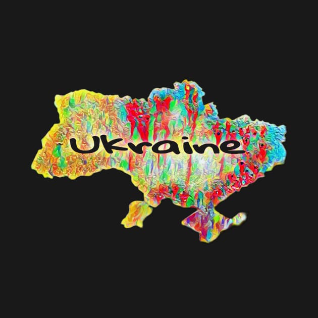 Map of Ukraine by Gogodzy