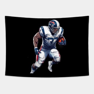 American Football Offensive End Tapestry