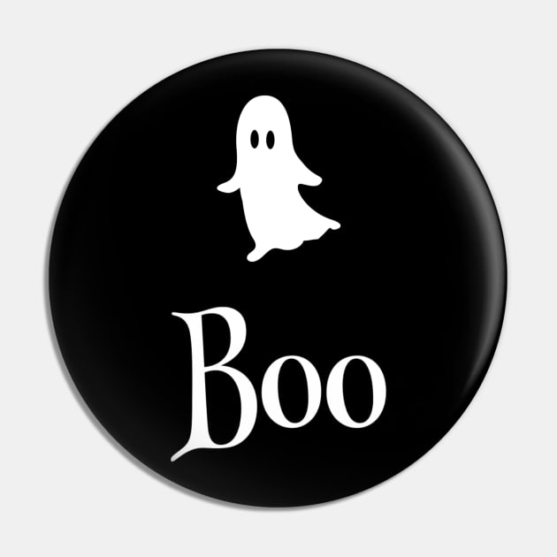 Boo - Friendly Halloween design Pin by DesignsbyZazz