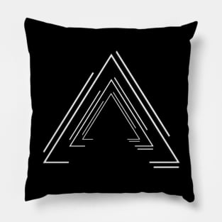 Triangle lines Pillow