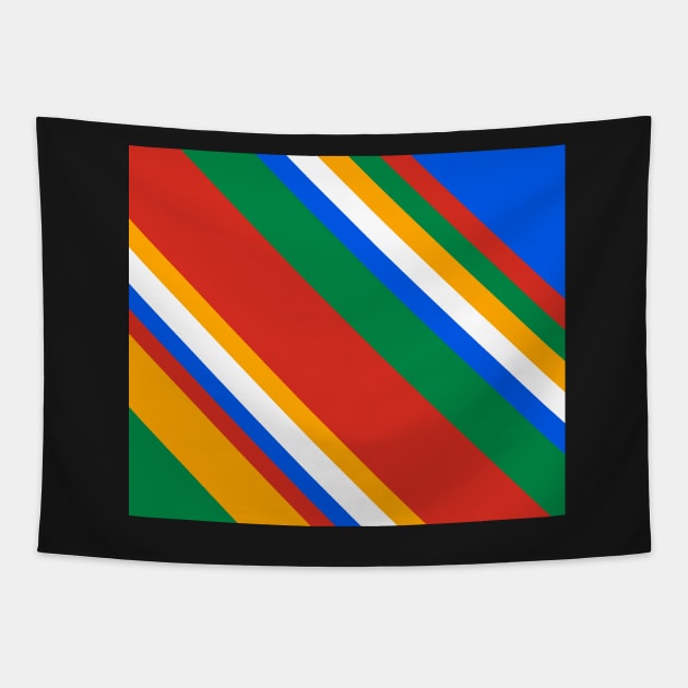 Magnificent Slanting Stripes Tapestry by TheArtism