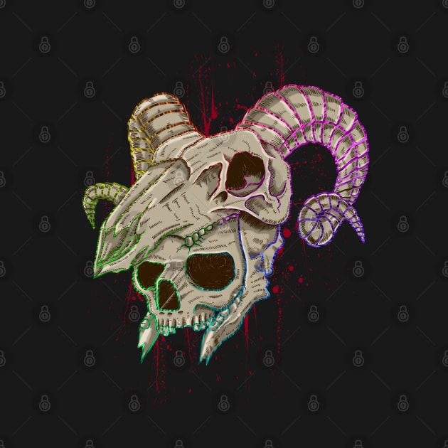 Skull Horn by borneoliveco