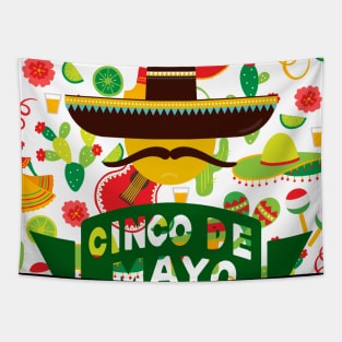 Cinco de Mayo Mexican Holiday Tapestry