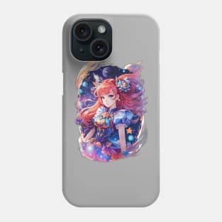 Orion's Majesty: Regal AI Anime Character Artistry Phone Case