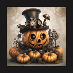 Steampunk Jack-O-Lantern T-Shirt