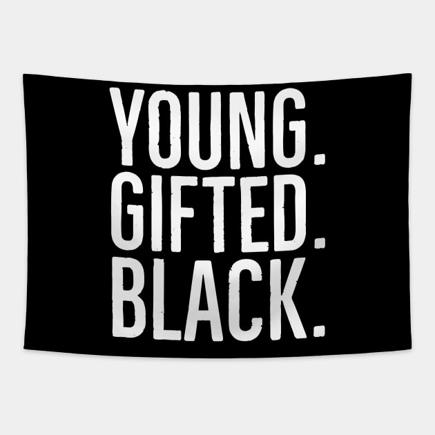 Young. Gifted. Black., Celebrate Black Youth, African American Tapestry by UrbanLifeApparel