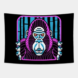 Psychedelic Gorilla Tapestry