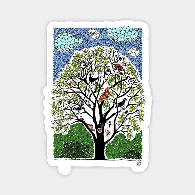 NOT JUST A TREE (DAY) Magnet by Colette