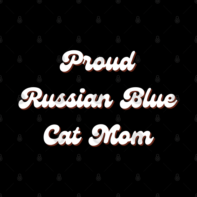 Russian Blue Cat by CityTeeDesigns