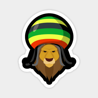 Rasta Lion Magnet