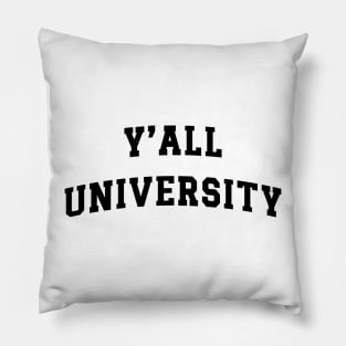 Y'all University v2 Pillow