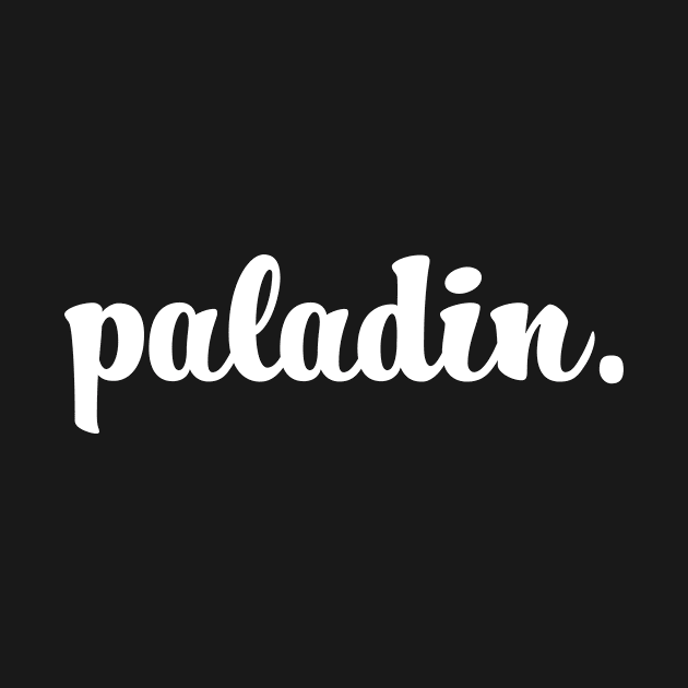 Paladin. by HeyLochNess