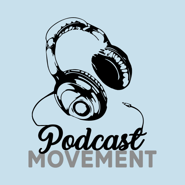 Podcast Movement Headphones (Dark) by Podcast Movement