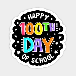 100Th Day Of School Teacher Kids Child Happy 100 Days Groovy Magnet