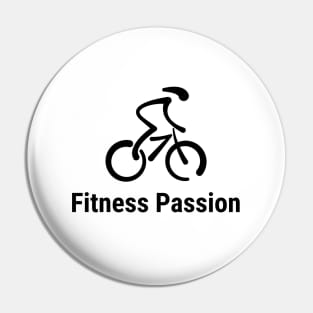 Cyclist Life Fitness Passion Pin