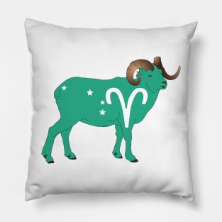 Aries (Jungle Green) Pillow