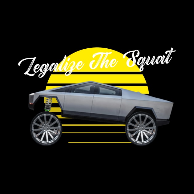 SQUATTED TRUCK T-SHIRT by Cult Classics