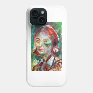 FLORENCE NIGHTINGALE watercolor portrait .2 Phone Case