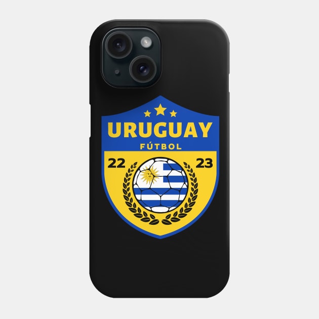 Uruguay Futbol Phone Case by footballomatic