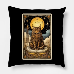 Cat Tarot Card Pillow