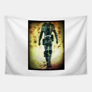 winter soldier poster, digital art Tapestry