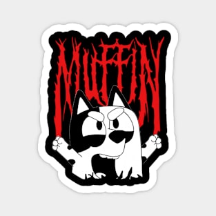 Muffin Bluey Metal Magnet