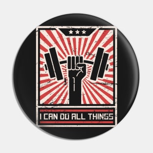 I Can Do All Things – Christian Workout Pin