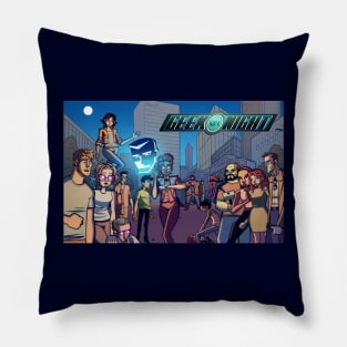 Geek By Night - Season One Artwork Pillow