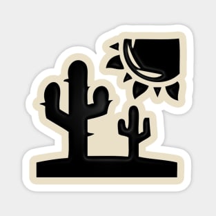 Western Era - Cactus in the Sun Magnet