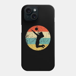 Volleyball Vintage Retro Volleyball Player Love Girl Phone Case