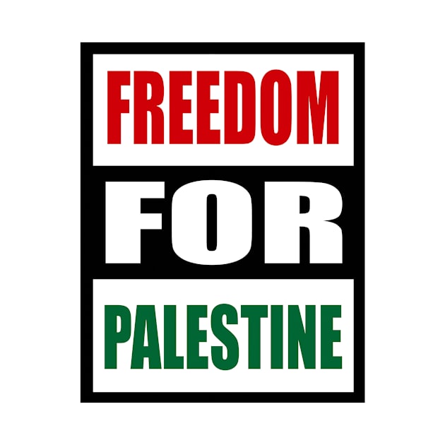 Freedom for Palestine by Angelique Store