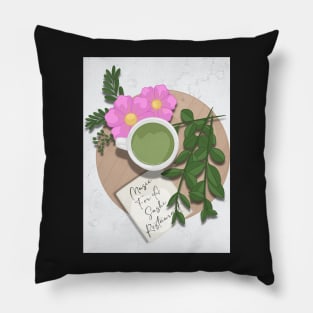 Green Tea | Music For A Sushi Restaurant Pillow