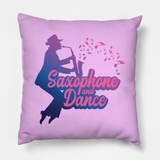 Saxophone and Dance Pillow