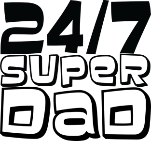 24/7 Super DAD Magnet