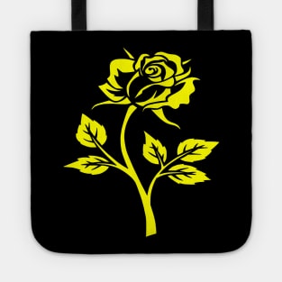 yellow rose Tote