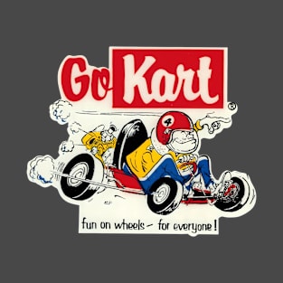 Go Kart - Vintage 1960s decal artwork T-Shirt