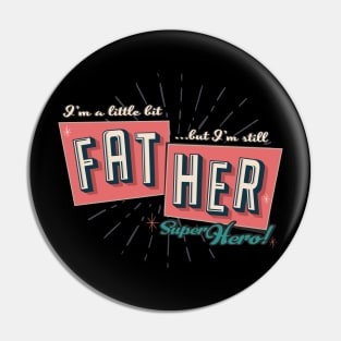 Father vintage retro tee smart slogan (dark colors) Pin