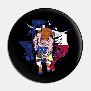 Texas Minotaur Pin