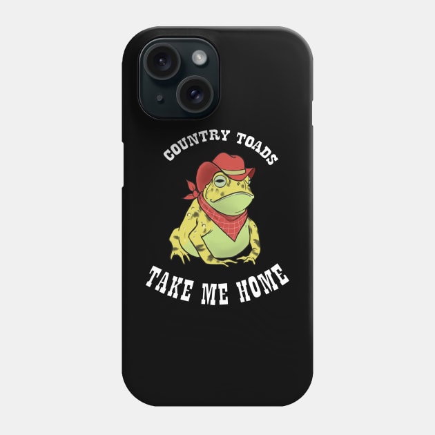 Country Toads Take Me Home Phone Case by Eugenex